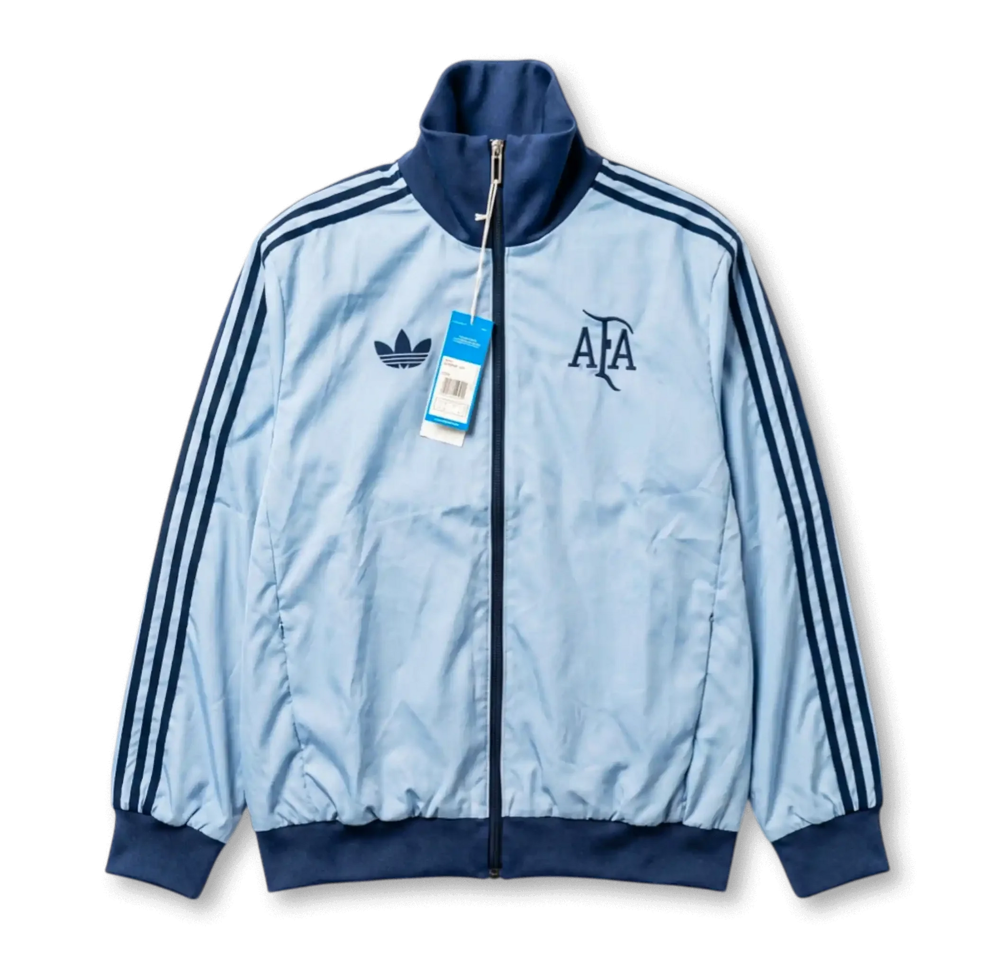 2025/26 Windbreaker Jacket - Light Grey/Dark Blue - front product view