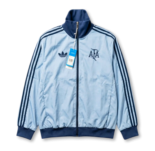 2025/26 Windbreaker Jacket - Light Grey/Dark Blue - front product view