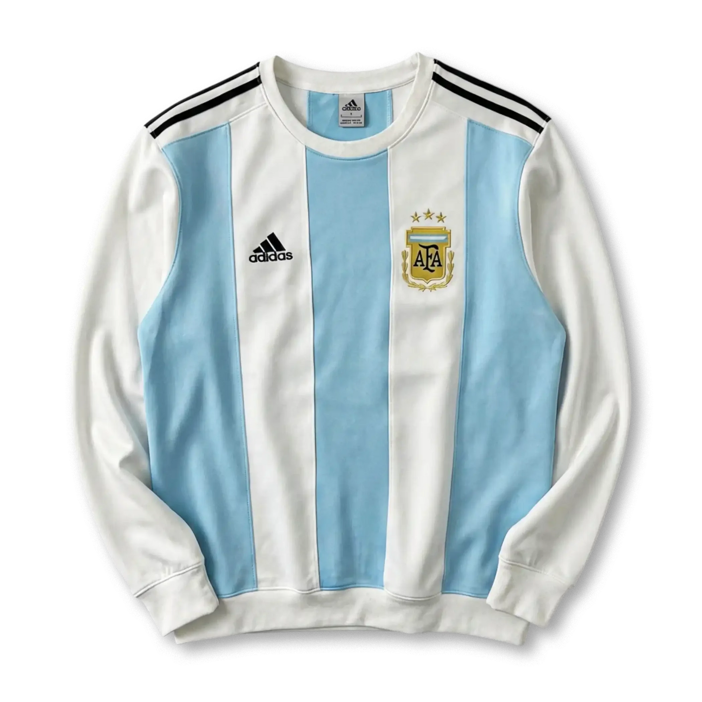 2026 Hoodie - White/Light Blue - front product view
