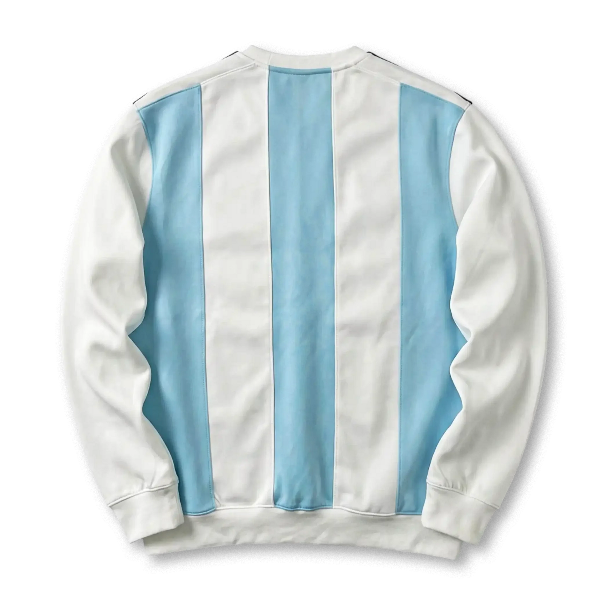 2026 Hoodie - White/Light Blue - back product view