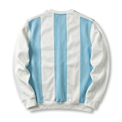 2026 Hoodie - White/Light Blue - back product view