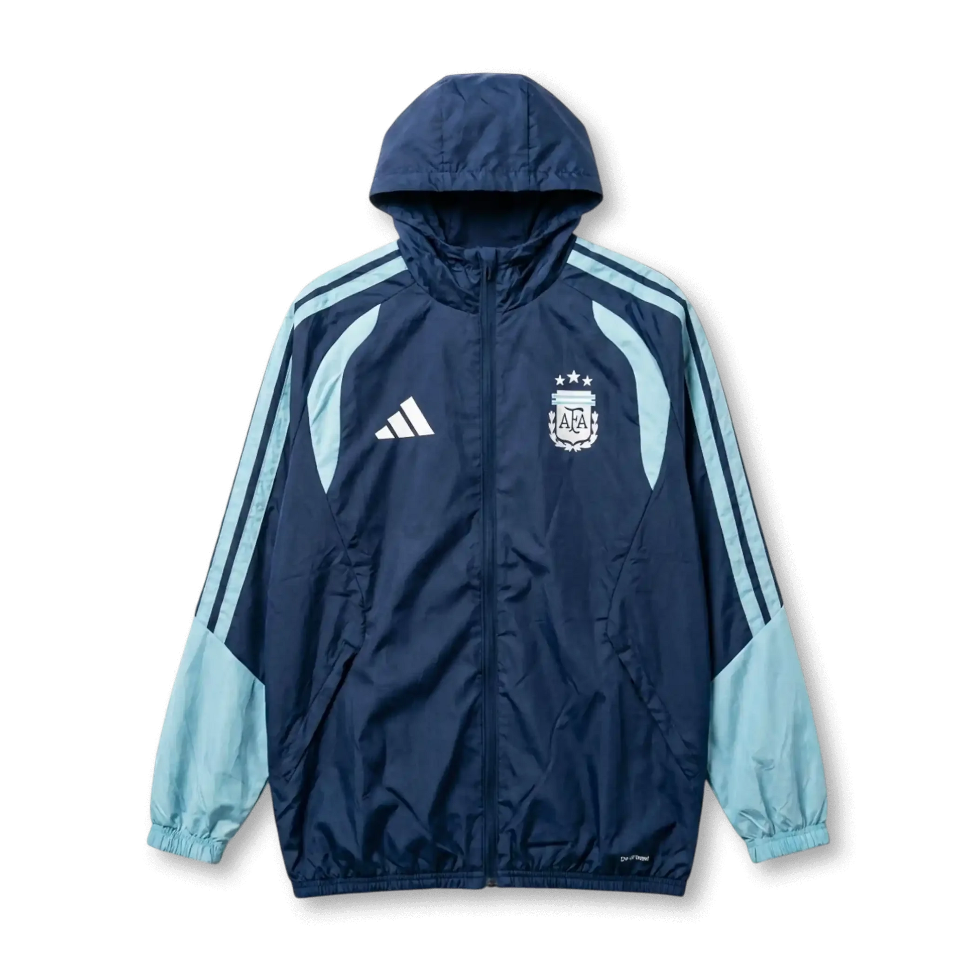 2026 Windbreaker Jacket - Dark Blue/Light Blue - front product view