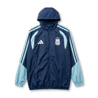 2026 Windbreaker Jacket - Dark Blue/Light Blue - front product view