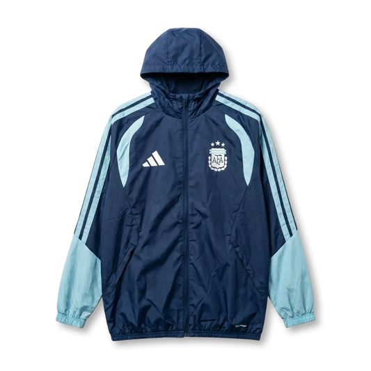 2026 Windbreaker Jacket - Dark Blue/Light Blue - front product view