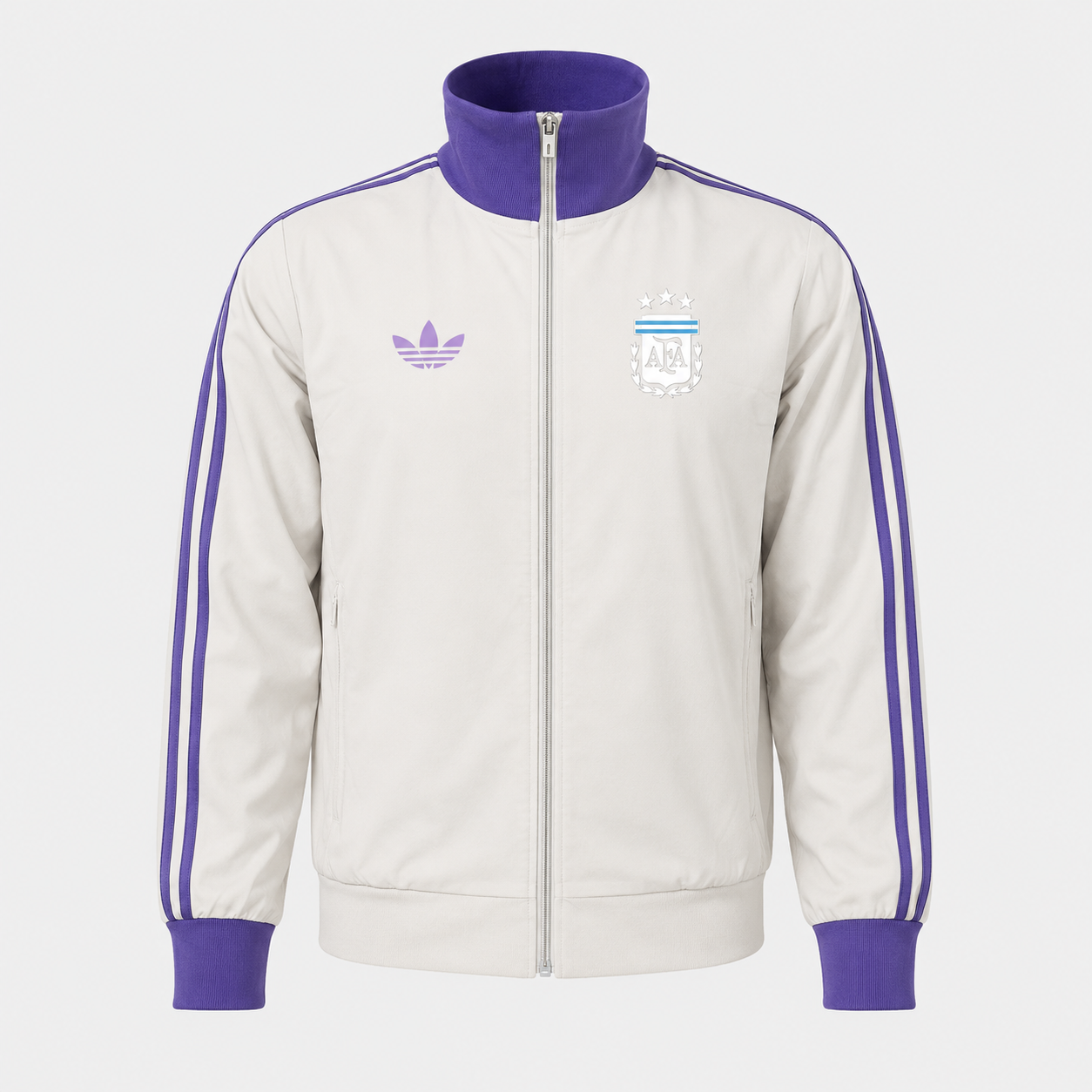 2026 Windbreaker Jacket - Purple/White - front product view