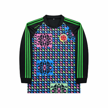 1990 Retro Goalkeeper Long Sleeve Jersey - front view