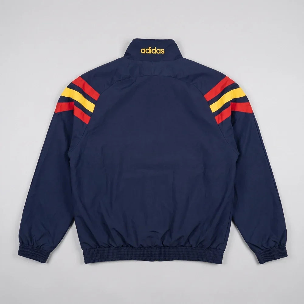 1996 Retro Windbreaker Jacket - Blue/Red - back product view