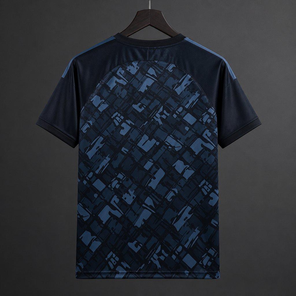 1990/92 Home Retro Shirt - Black - back product view