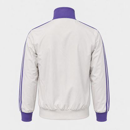 2026 Windbreaker Jacket - Purple/White - back product view