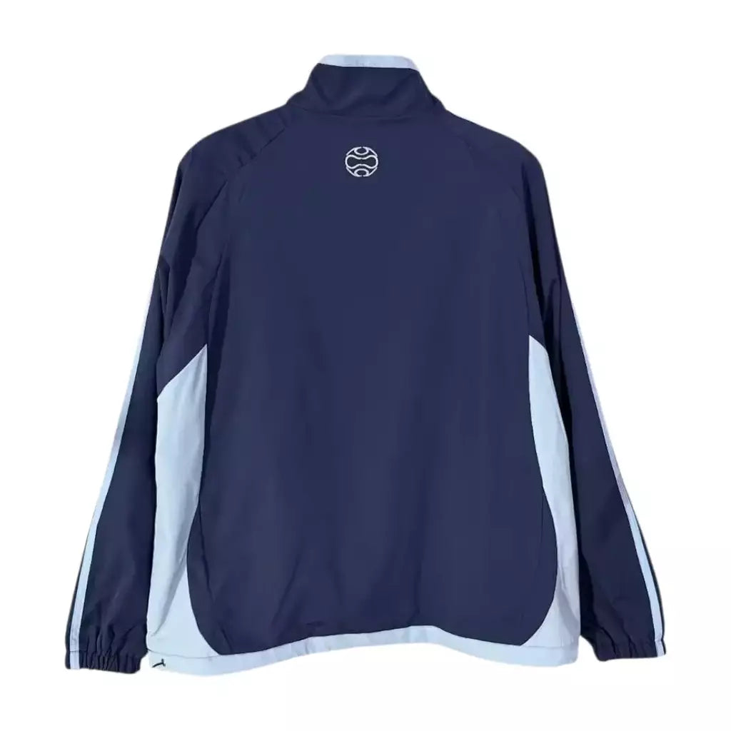 2006 Windbreaker Jacket - White/Dark Blue - back product view