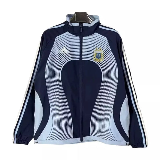 2006 Windbreaker Jacket - White/Dark Blue - front product view