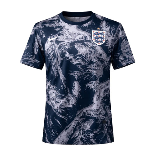 2026 Pre-Match T-Shirt - Blue front view football supporters