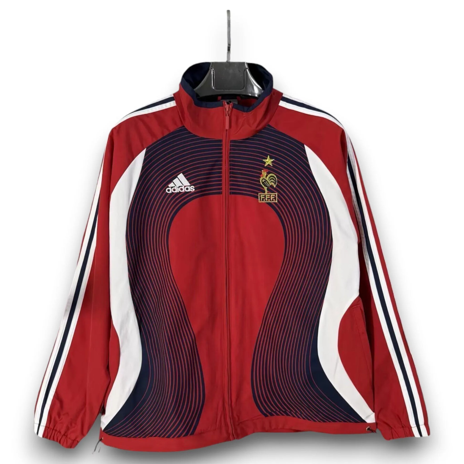 2006 Retro Windbreaker Jacket - Red - front product view