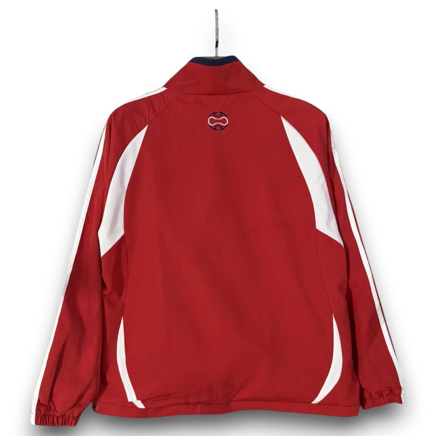 2006 Retro Windbreaker Jacket - Red - back product view