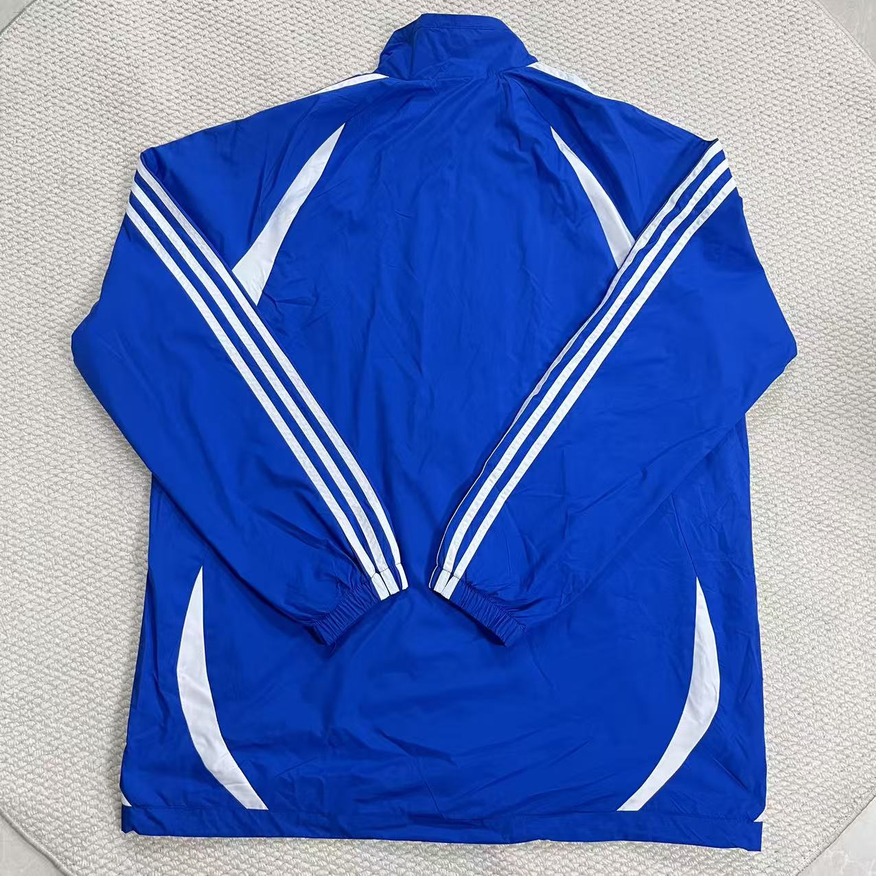 2026 Windbreaker Jacket - Blue/Gray - back product view