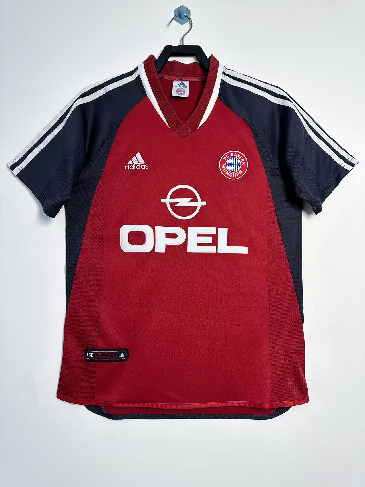 01/02 home retro football shirt