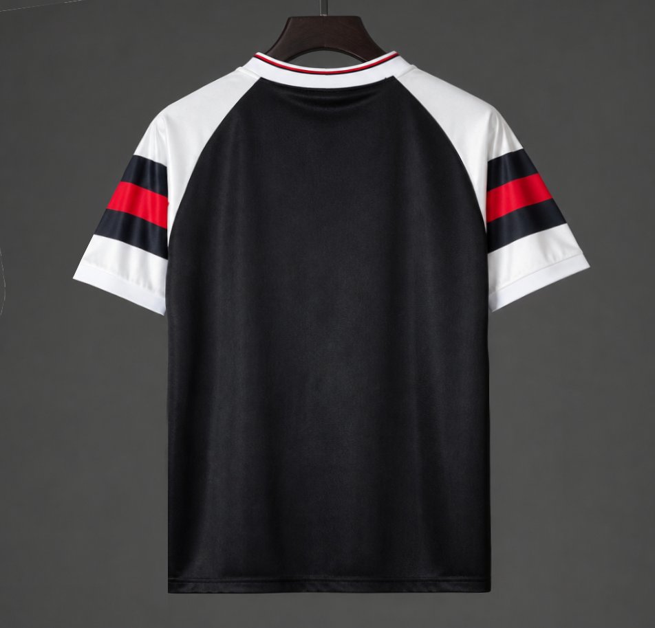 1992/94 Home Retro Shirt - Black - back product view