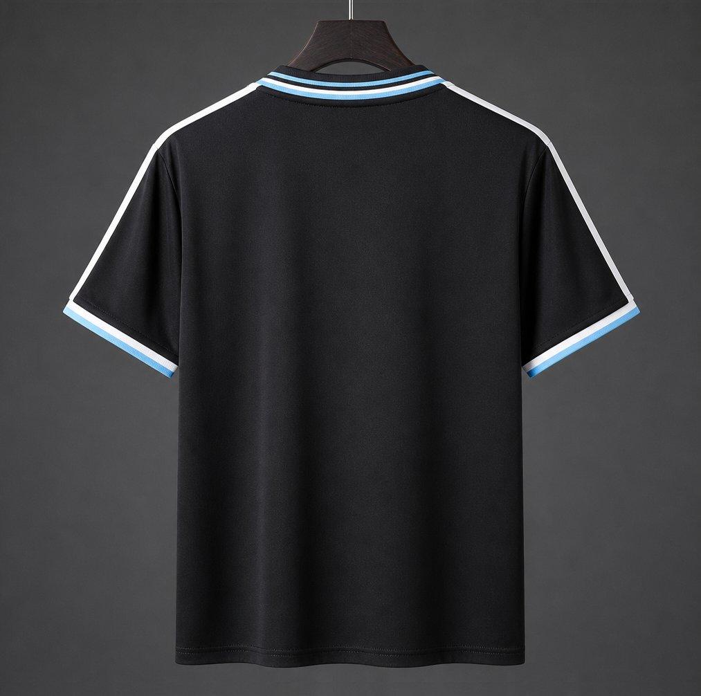 1994 Away Retro Shirt - Black - back product view