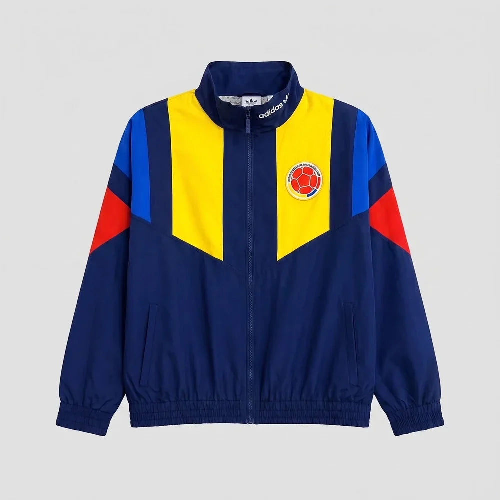 2026 Windbreaker Jacket - Blue/Yellow - front product view