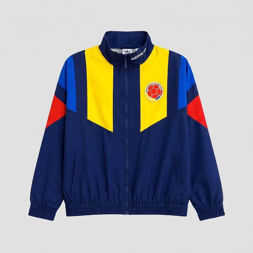 2026 Windbreaker Jacket - Blue/Yellow - front product view