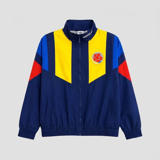2026 Windbreaker Jacket - Blue/Yellow - front product view