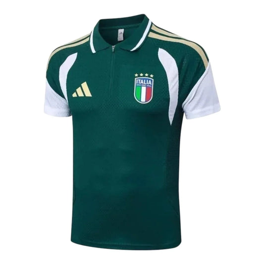 2026 Training Polo Shirt - Green front view football supporters