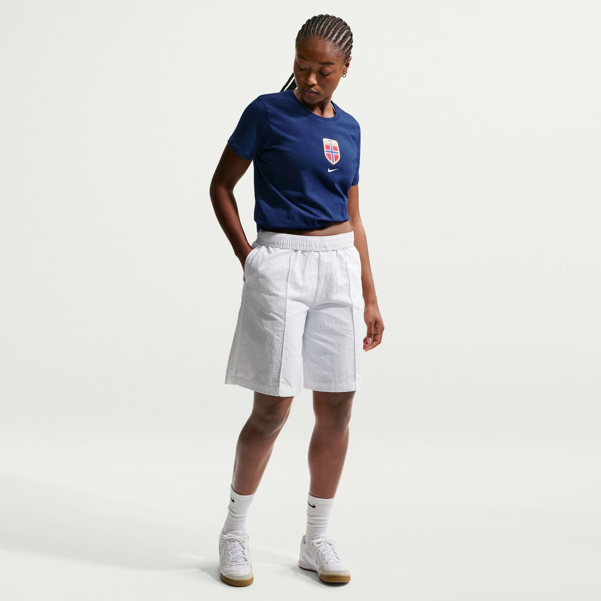 2026 Women's Crest T-Shirt - Blue alternate product view