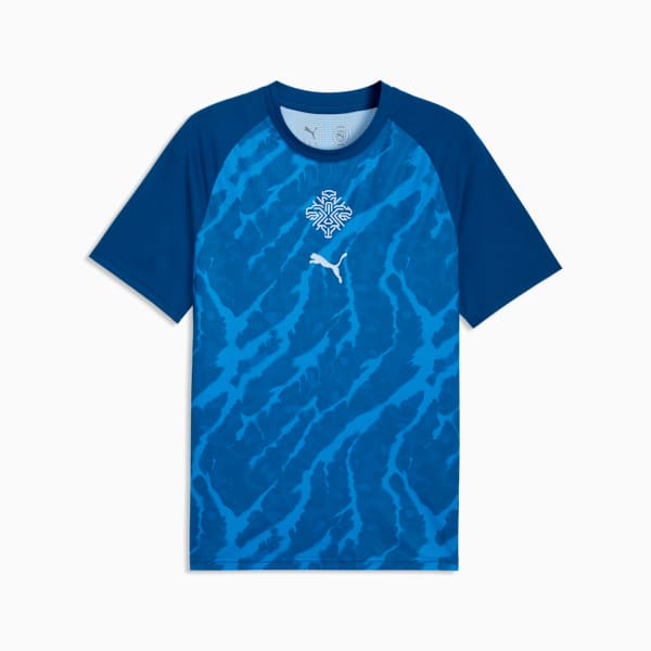 2026 Pre-Match T-Shirt - Blue pre-match football t-shirt product photo