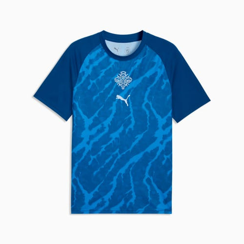 2026 Pre-Match T-Shirt - Blue pre-match football t-shirt product photo