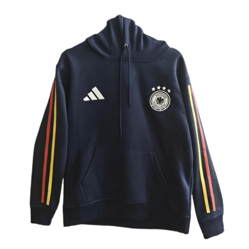 The 2026/27 Team Hoodie - Dark Blue combines national-team style with a comfortable everyday silhouette.