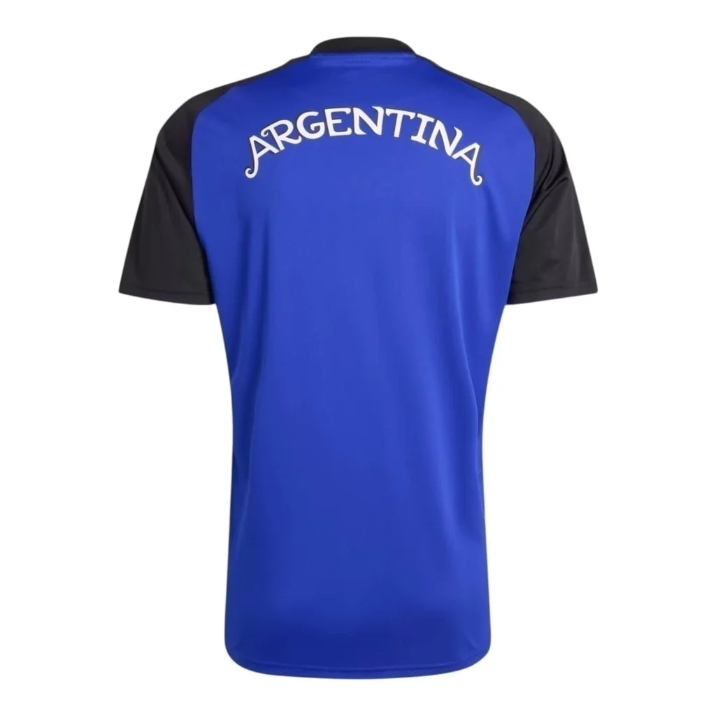 2026 Pre-Match T-Shirt - Blue back view football supporters