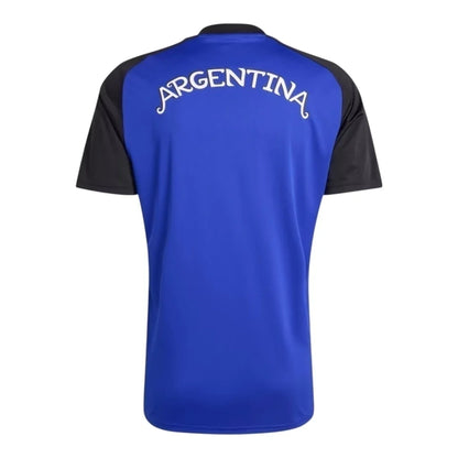 2026 Pre-Match T-Shirt - Blue back view football supporters