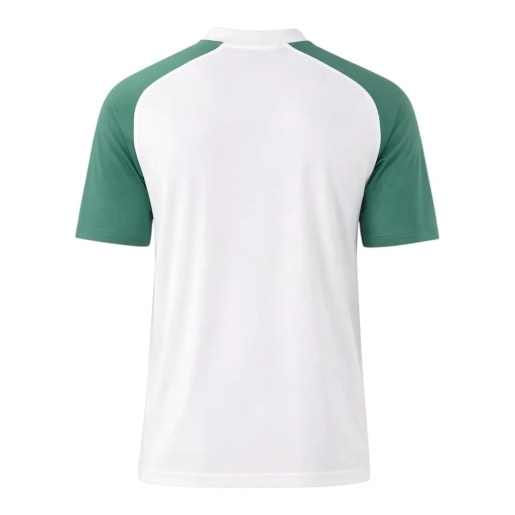 2026 Training T-Shirt - White/Green back view football supporters