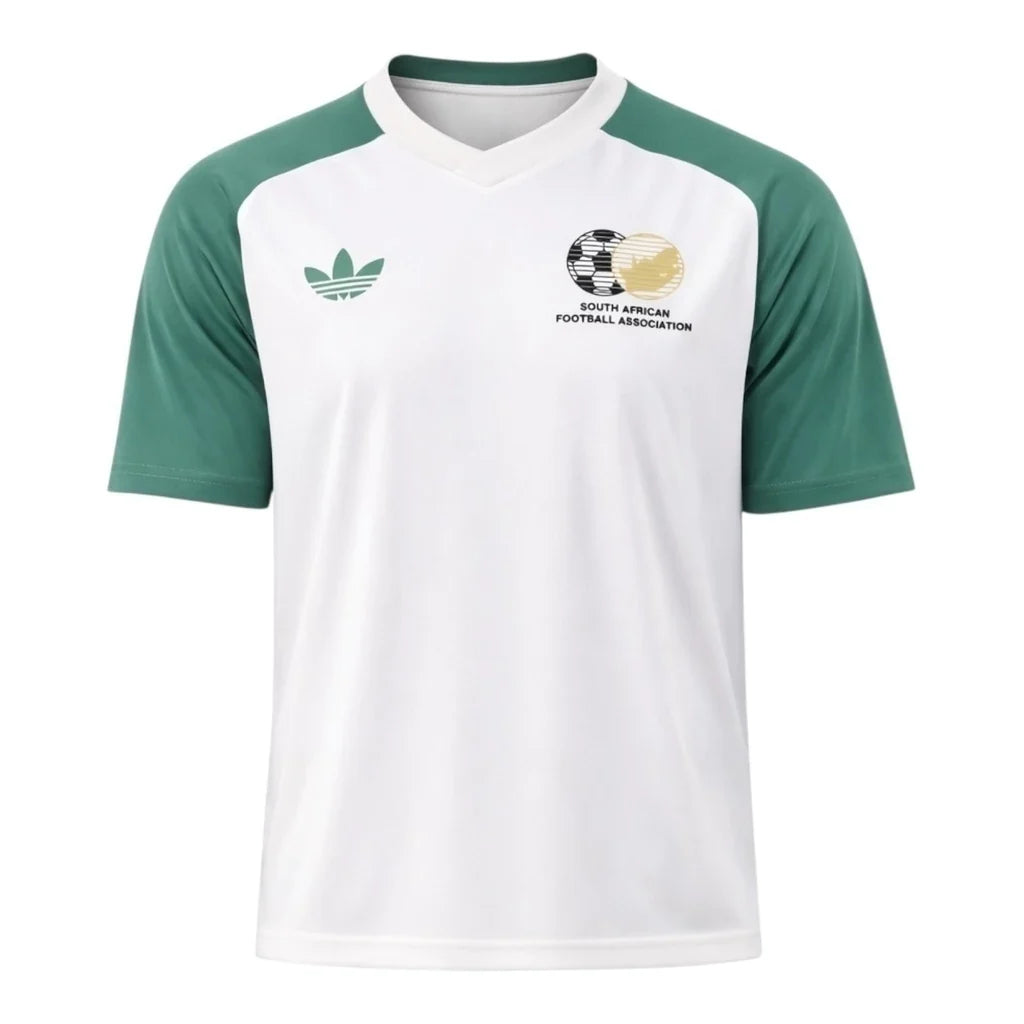 2026 Training T-Shirt - White/Green front view football supporters