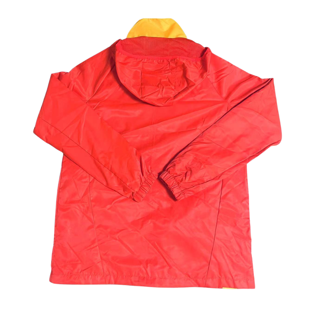 2025 Windbreaker Jacket - Red - back product view
