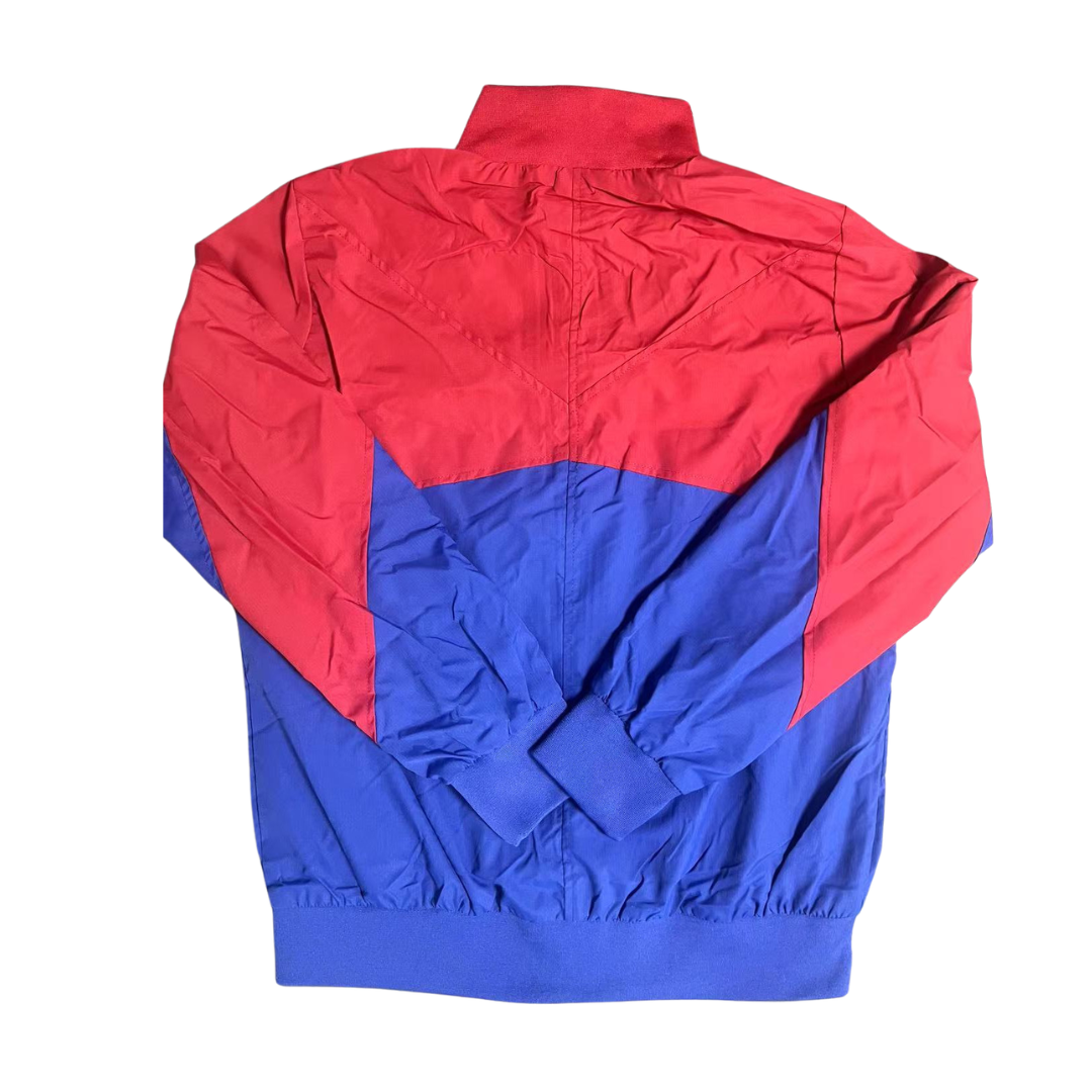 Windbreaker Jacket - Blue/Red - back product view