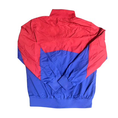 Windbreaker Jacket - Blue/Red - back product view