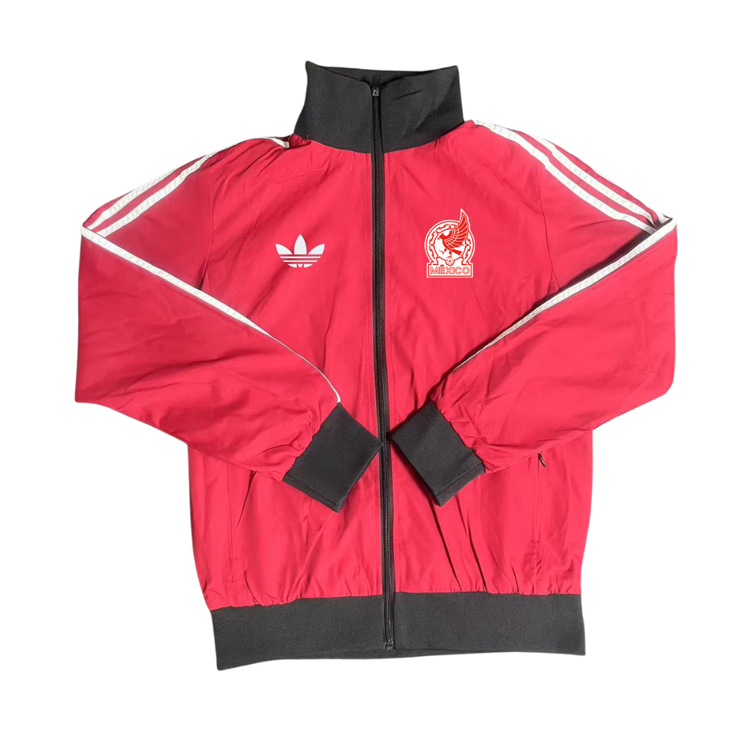 Windbreaker Jacket - Red/Black - front product view