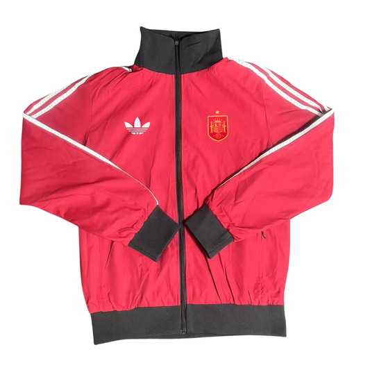 2025 Windbreaker Jacket - Red/Black - front product view