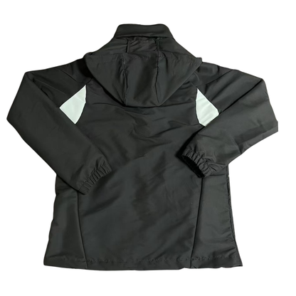 2026 Windbreaker Jacket - Black/White - back product view